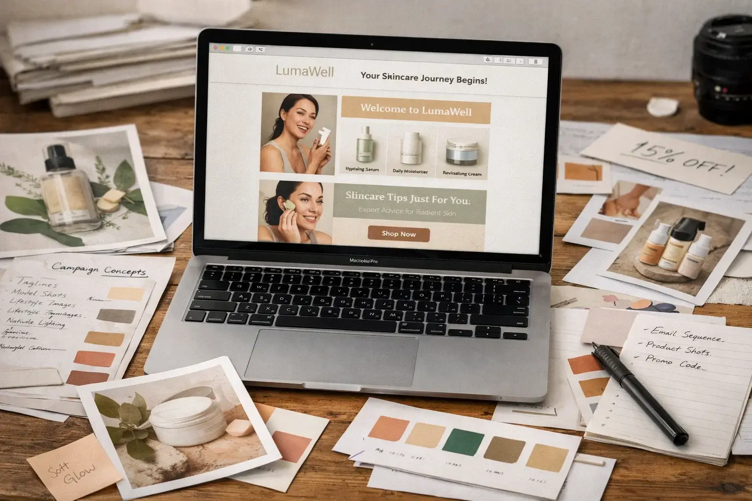 LumaWell teaser email