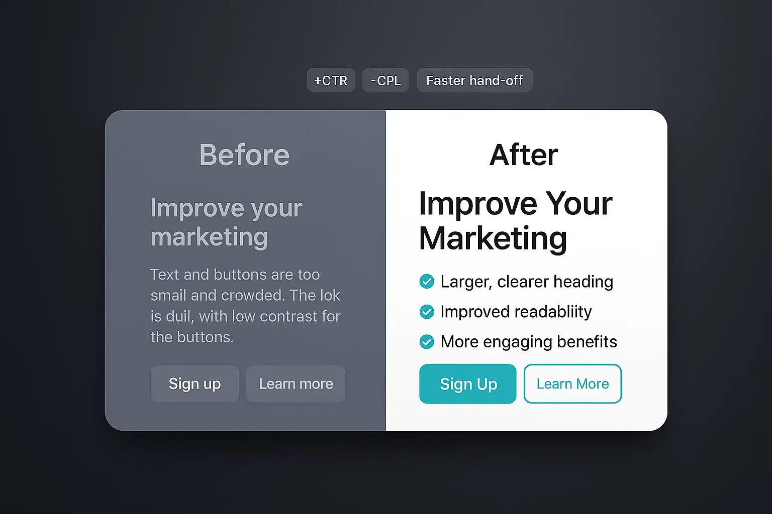 Case study slide 3 showing web preview